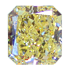 2.00 ct Radiant Diamond : Fancy Yellow  / SI1