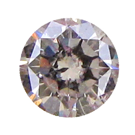 0.29 ct Round Diamond : Pink / I1