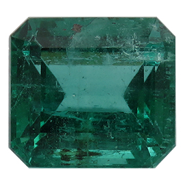 6.71 ct Emerald Cut Emerald : Intense Green