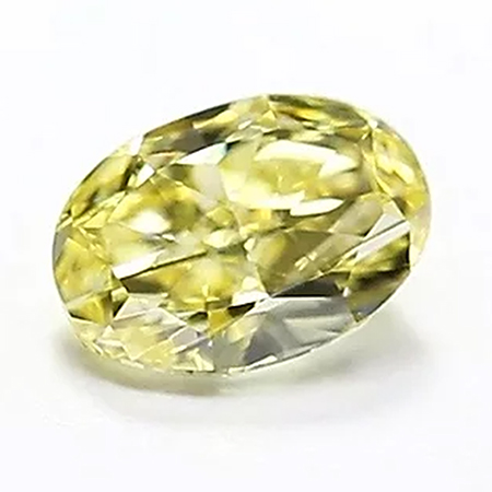 2.60 ct Oval Diamond : Fancy Intense Yellow / VVS2