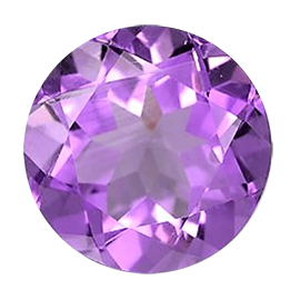 0.01 ct Round Amethyst : Purple
