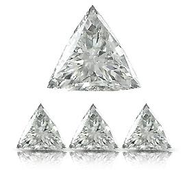 0.23 ct Trillion Diamond : G / VS2