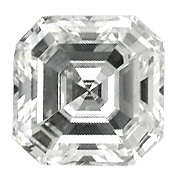 0.70 ct Asscher Cut Diamond : H / IF