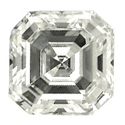0.54 ct Asscher Cut Diamond : K / VVS1