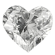 1.08 ct Heart Shape Diamond : J / SI1