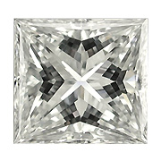 4.01 ct Princess Cut Diamond : K / SI1