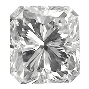 1.51 ct Radiant Diamond : J / VS2